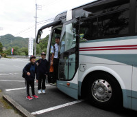 バス乗車