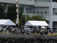 押し船応援