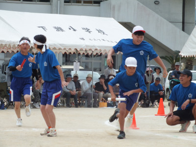 親子リレー